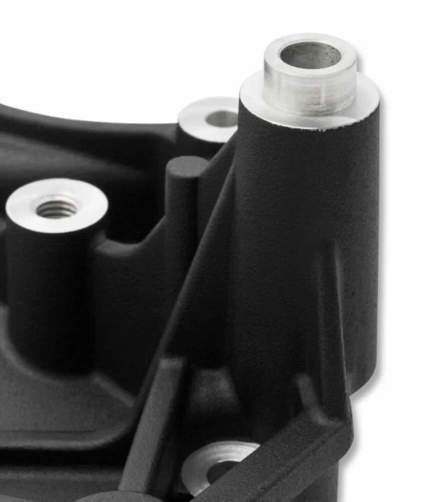 LS_LT Accessory Drive Bracket Passengers & Drivers Side Brackets Black 20-132BK